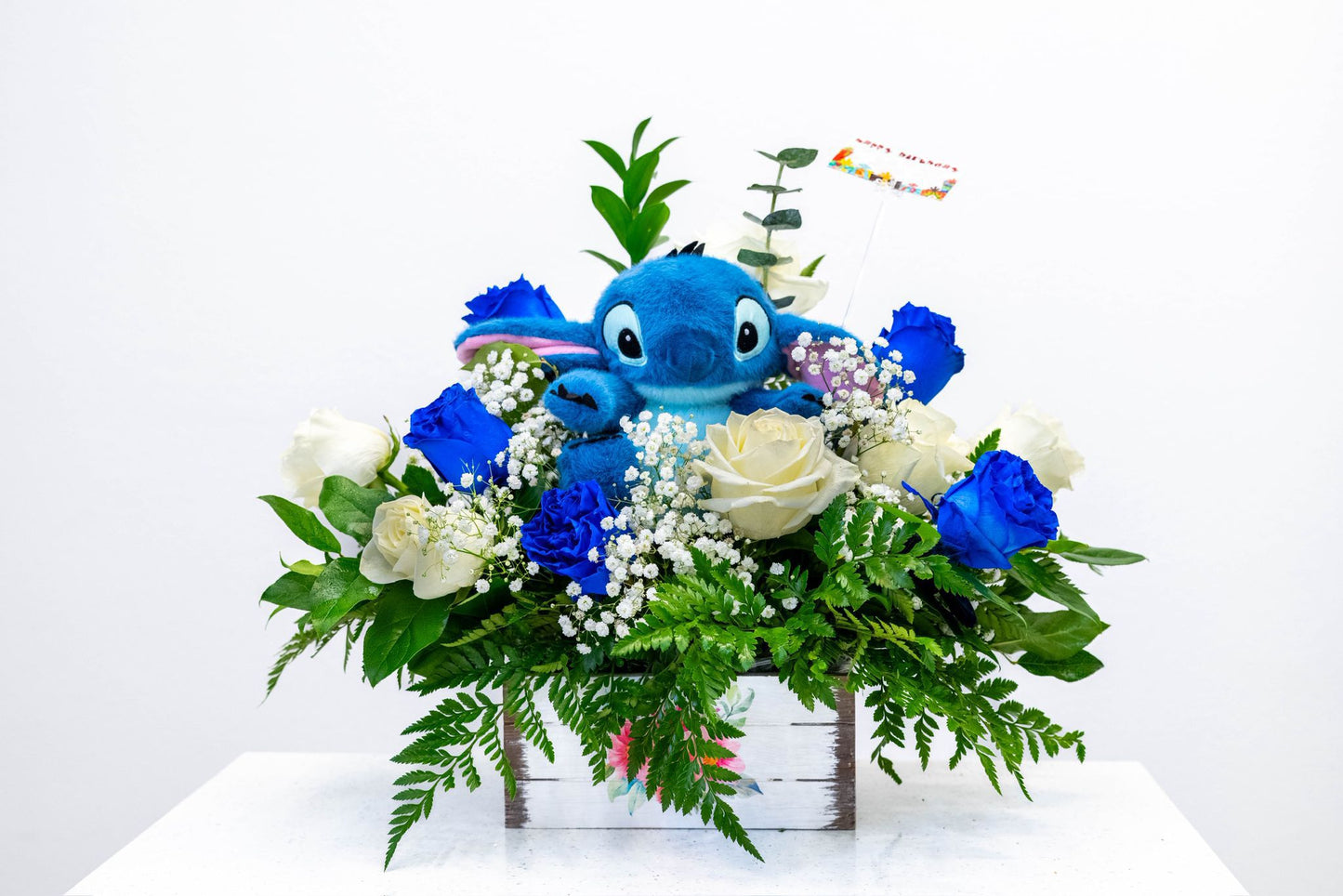 Stitch arrengment blue