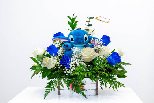 Stitch arrengment blue