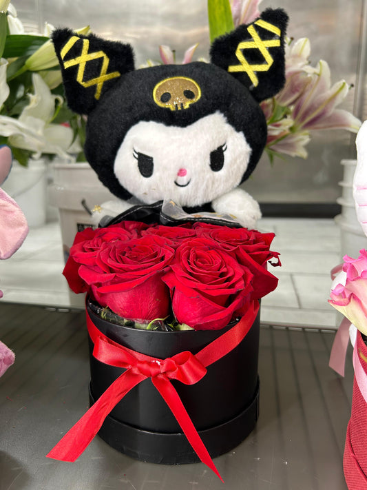 Kuromi arrangement roses
